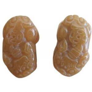 Double Pi Yao en Jade jaune