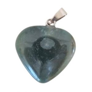 Pendentif Coeur en Chrysocolle