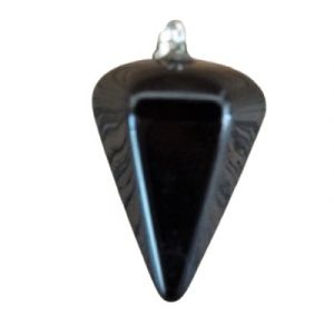 Pendentif Pendule en Onyx noire