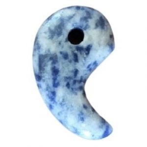 Pendentif Virgule en Sodalite