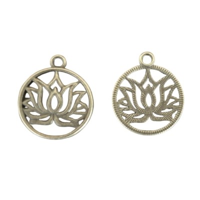 Pendentif Lotus de l'Harmonie bronze – Image 3