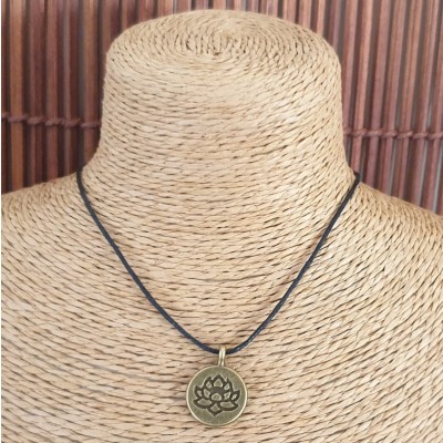 Pendentif Lotus bronze – Image 2