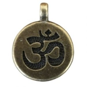 Pendentif Mantra Aum bronze