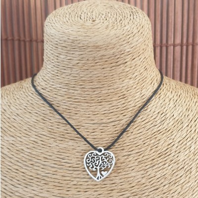 Pendentif Arbre de Vie argenté – Image 2
