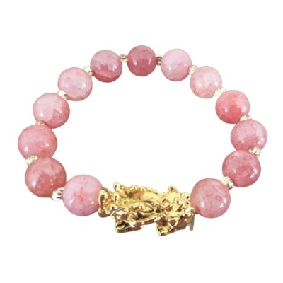 Bracelet Pi Yao Protecteur en Quartz Cerise – Image 2