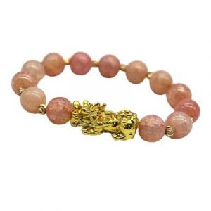 Bracelet Pi Yao Protecteur en Quartz Cerise