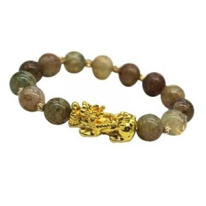 Bracelet Pi Yao Protecteur en Préhnite