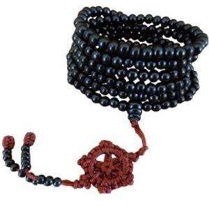 Grand Bracelet de Prières Tibétain noir