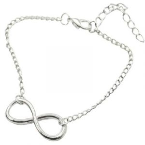 Bracelet 8 de l'Infini argenté