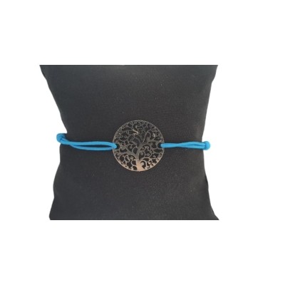 Bracelet turquoise Arbre de Vie argenté – Image 2