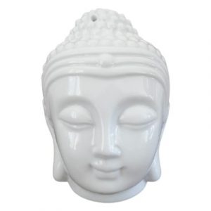 Brûle Parfum Tête de Bouddha blanc