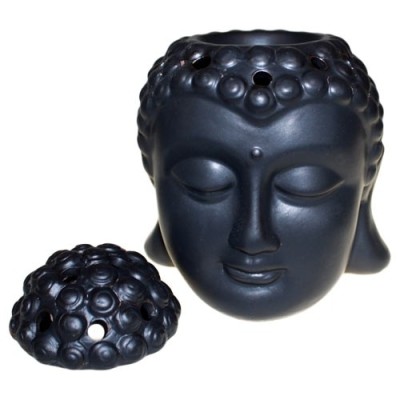 Brûle Parfum Tête de Bouddha noir – Image 2
