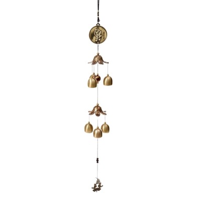 Carillon Calligraphie Chinoise 6 Clochettes