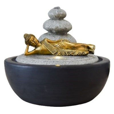 Grande Fontaine Bouddha Couché