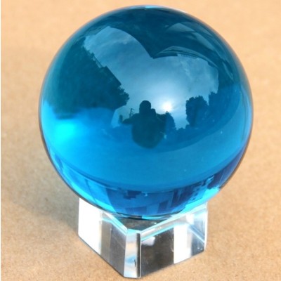 Socle et Boule de Cristal turquoise 40mm – Image 2