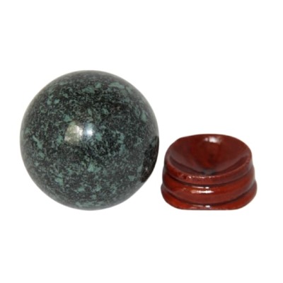 Boule de Jaspe vert 40mm – Image 2