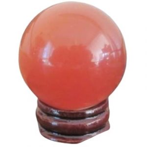 Boule d'Oeil de Chat orange 40mm