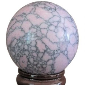 Boule de Howlite rose 40mm