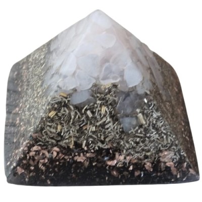 Orgonite Petite Pyramide Quartz rose – Image 3