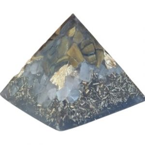 Orgonite Petite Pyramide Oeil de Tigre