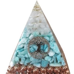 Orgonite Pyramide Vishuddha Chakra