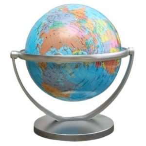 Globe Terrestre bleu