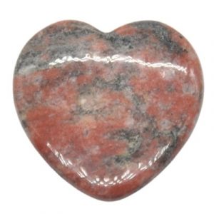 Coeur en Jaspe Sésame 30mm
