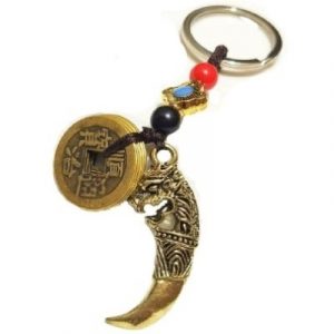 Porte Clés 5 Pièces de l'Empereur, Griffe Tête de Loup