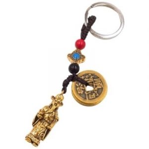 Porte Clés 5 Pièces de l'Empereur, Dieu de la Richesse