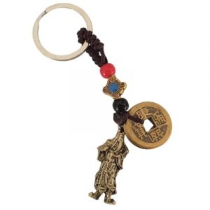 Porte Clés 5 Pièces de l'Empereur, Guan Yu
