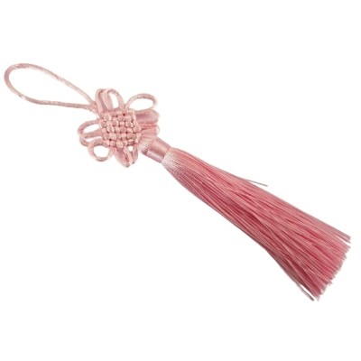 Suspension Noeud Mystique sans fin rose Feu – Image 2