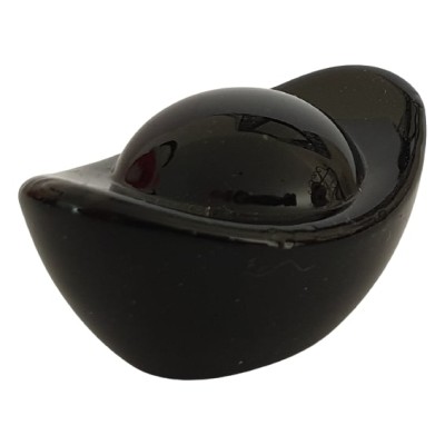 Lingot de la Richesse Cristal noir 50mm – Image 2