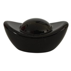 Lingot de la Richesse Cristal noir 50mm