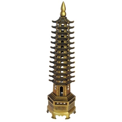 Pagode Wen Chang bronze 26cm