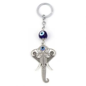 Porte Clés Talisman Tête d'Eléphant Royal