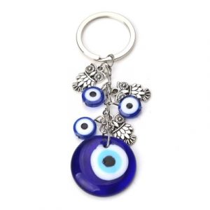 Porte Clés Talisman Protecteur 3 Hiboux