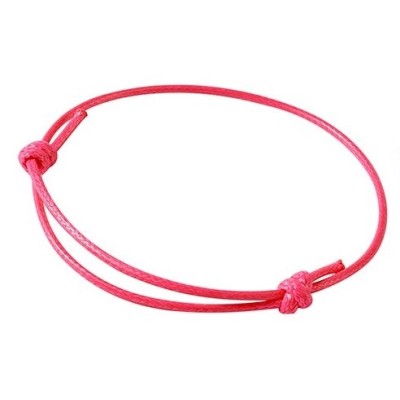 Bracelet Talisman Elément Feu rose profond