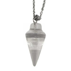 Collier Pendule en Cristal de Roche