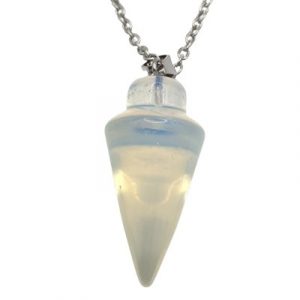 Collier Pendule en Opaline