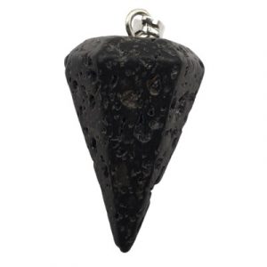 Pendentif Pendule en Pierre de lave