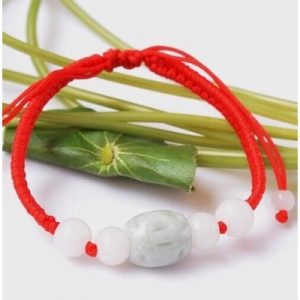Bracelet Moulin à Prières en Jade vert