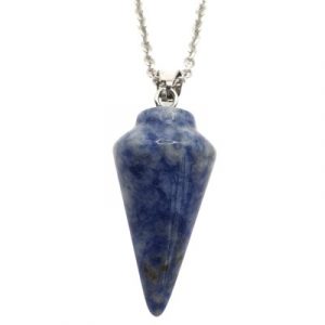 Collier Pendule en Sodalite