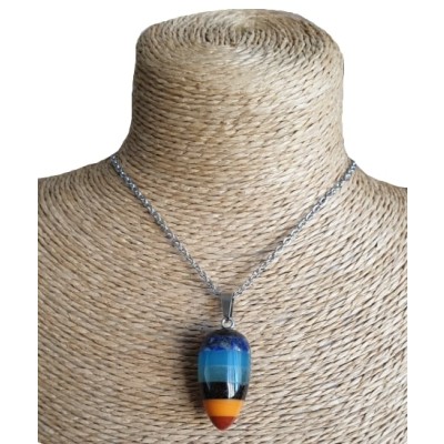 Pendentif Oeuf des 7 Chakras – Image 2