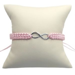 Bracelet 8 de l'Infini Elément Feu rose
