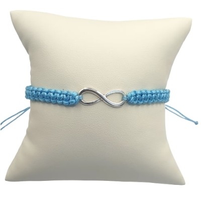 Bracelet 8 de l'Infini Elément Eau turquoise