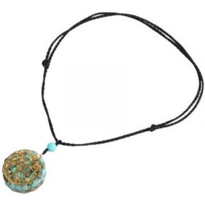 Collier Orgonite Chakra Anahata, Turquoise