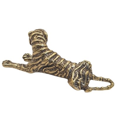 Statue Tigre Blanc Gardien, cuivre – Image 3