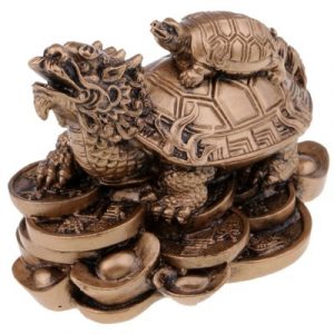 Statue Tortue Dragon de la Longévité