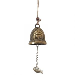 Carillon Suspension Cloche Poissons Carpes Koï