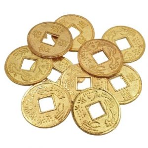 Lot 10 Pièces de Monnaie Or Plaqué 15mm